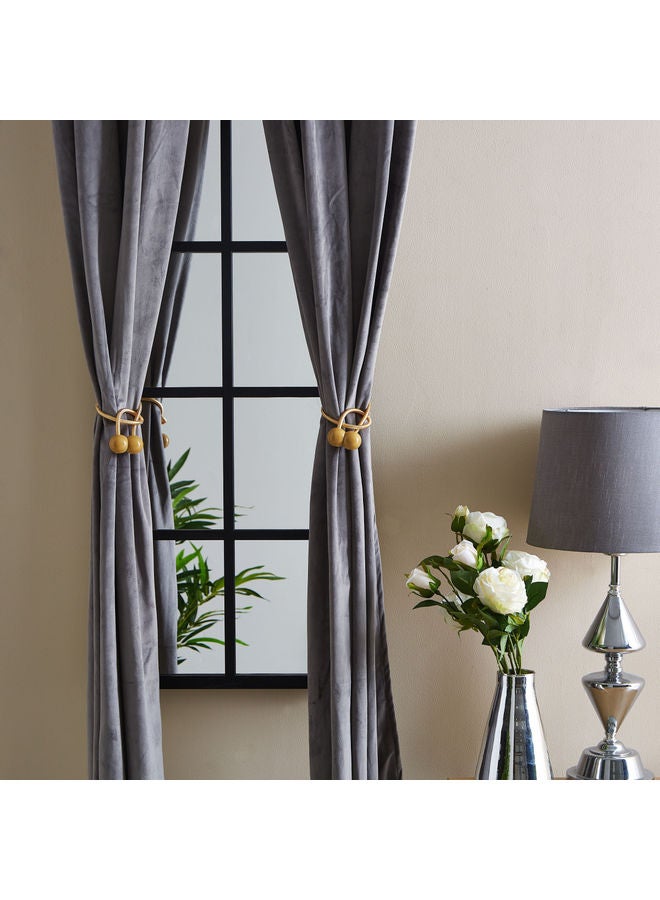 Home Box 2-Piece Dazzle Flora Curtain Tieback Set  - Image 3