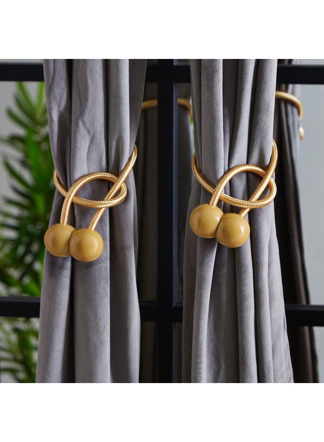 Home Box 2-Piece Dazzle Flora Curtain Tieback Set  - Image 1