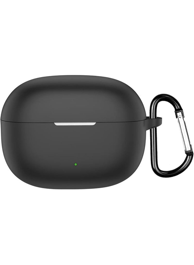 Cover Compatible with Realme Buds T200 Lite, Cilicone Case, Ultrathin Case Cover, Shockproof, Scratch Resistant – BLACK