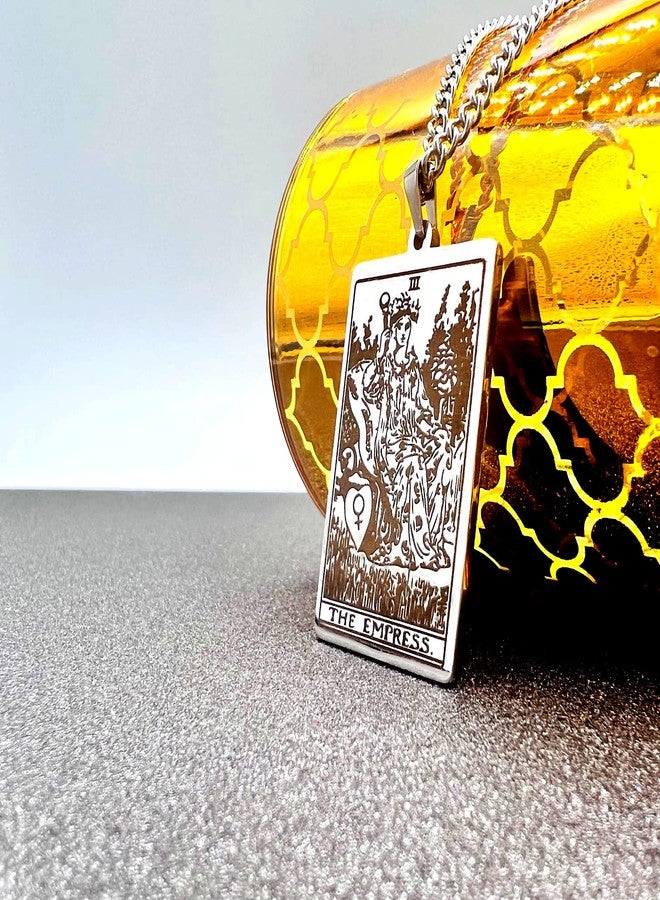 Mall of Style Bikers Necklaces - Empress Tarot Necklace - Tarot Themed Jewelry - Hip Hop (The Empress) - Image 4