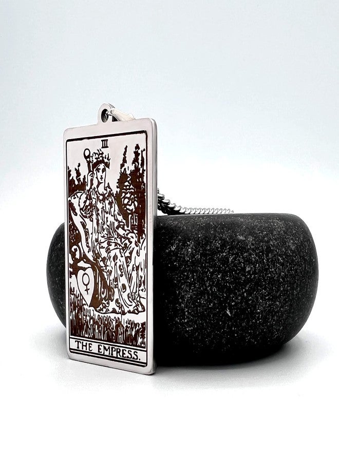Mall of Style Bikers Necklaces - Empress Tarot Necklace - Tarot Themed Jewelry - Hip Hop (The Empress) - Image 3