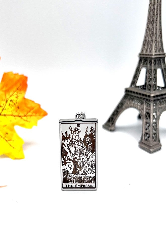 Mall of Style Bikers Necklaces - Empress Tarot Necklace - Tarot Themed Jewelry - Hip Hop (The Empress) - Image 2