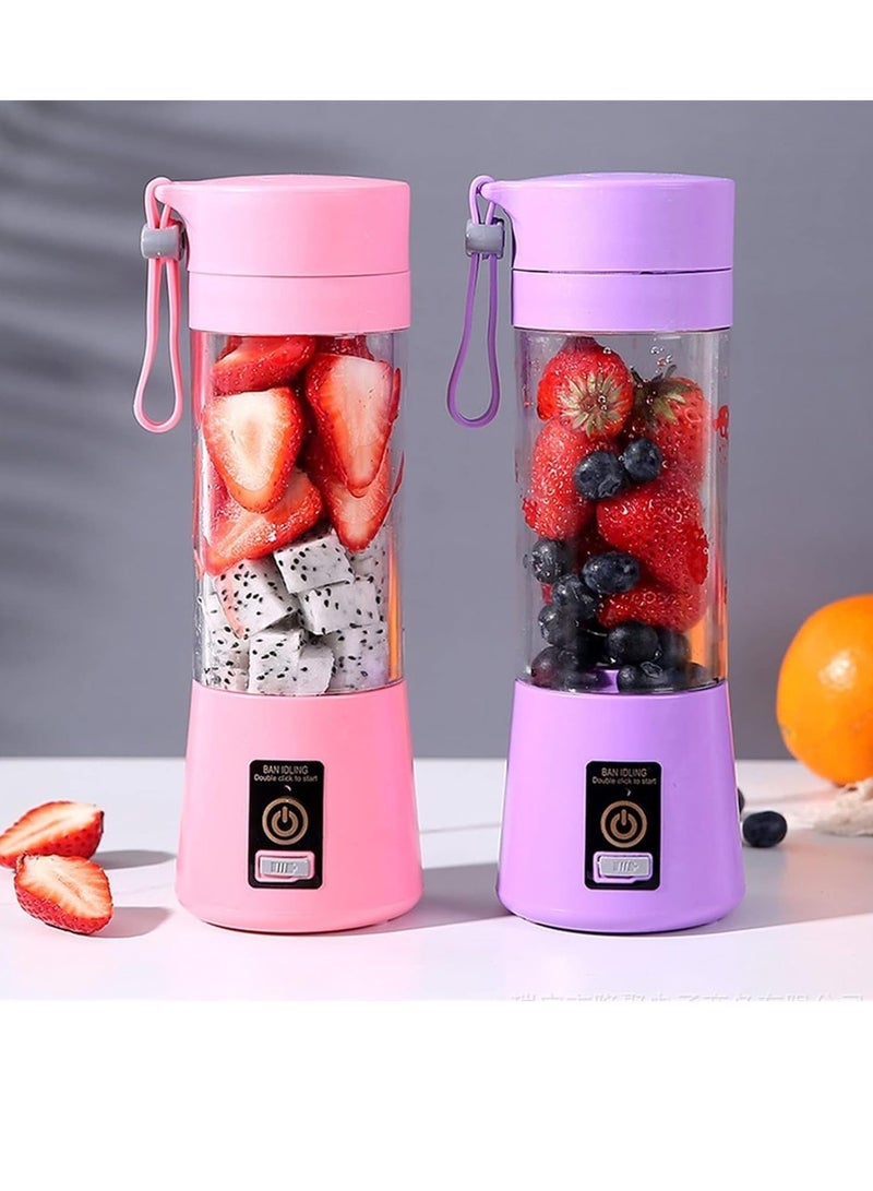 ELTRAZONE Juicer Machines, Electric Juicer Portable Blade Blender USB Mixer Machine Blender Mini Food Processor Personal Juice Mixer Supplies - Image 2