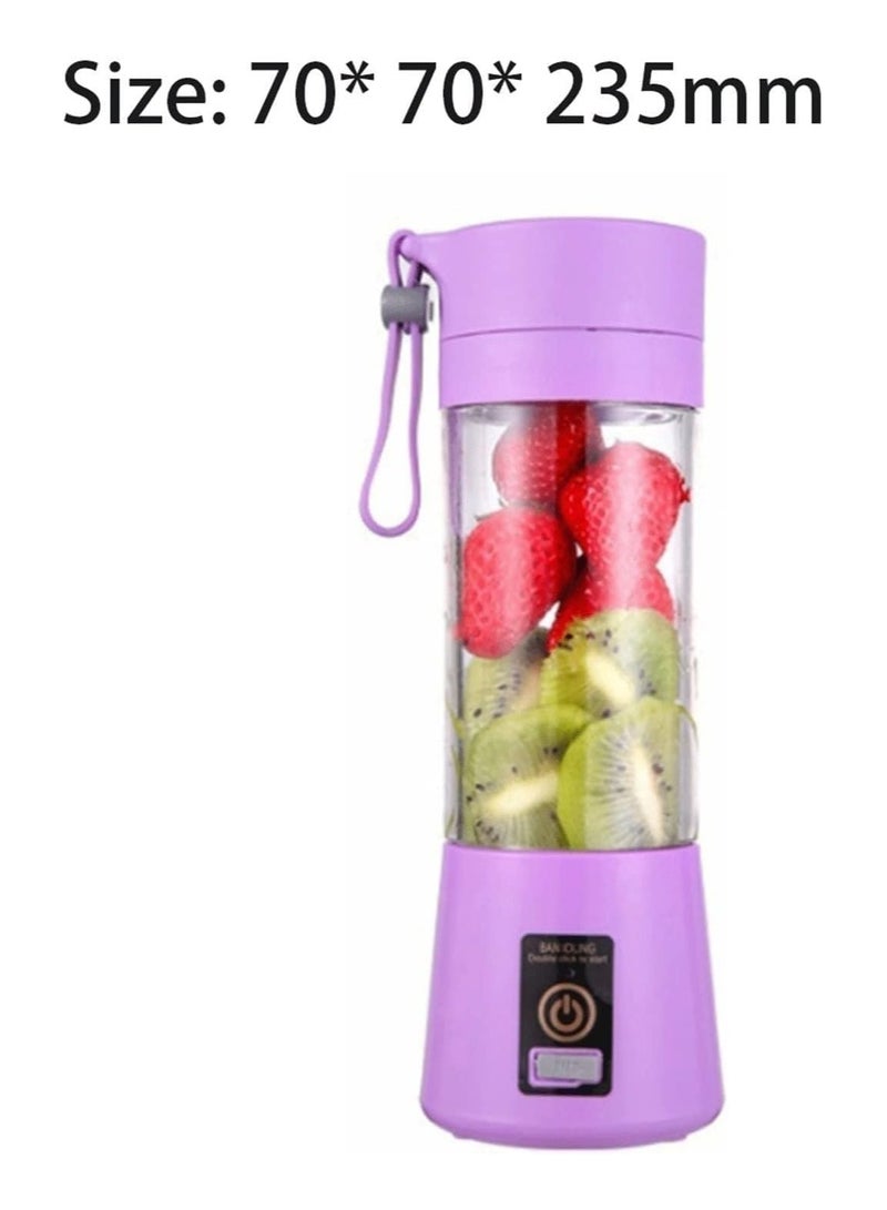 ELTRAZONE Juicer Machines, Electric Juicer Portable Blade Blender USB Mixer Machine Blender Mini Food Processor Personal Juice Mixer Supplies - Image 4