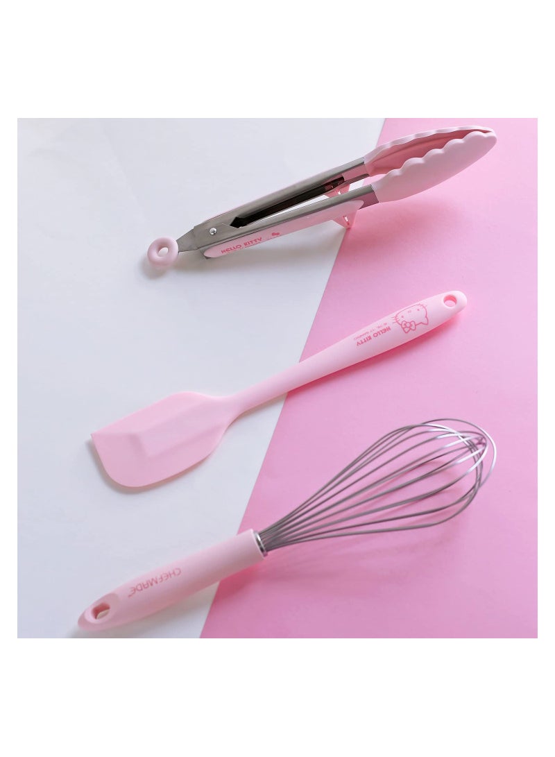 chefmade Hello Kitty Silicone Spatula Non stick Heat Resistant Stainless Steel Inner Core - Image 3