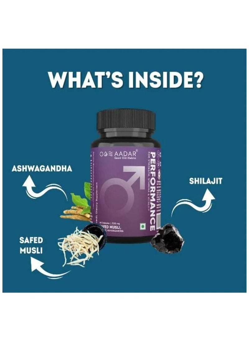 AADAR - Performance Capsule For Boosting Stamina 60 Capsules - Image 1