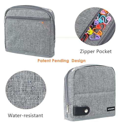MYBAGZING Crochet Hook Case - Stand Up Organizer - Unique Design - Knitting & Crochet Supplies Holder - Image 5