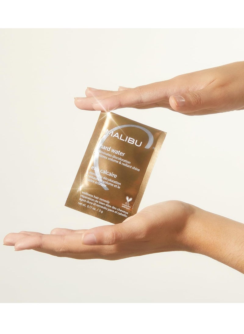 Malibu C Malibu C Hard Water Wellness Hair Remedy - Removes Hard Water Deposits & Impurities from Hair - Contains Vitamin C Complex for Hair Shine + Vibrancy  - Image 3