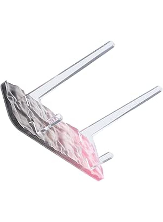 Acrylic Tabletop Display Easel Stand For Photos Cards Buttons And Brooches - Image 1