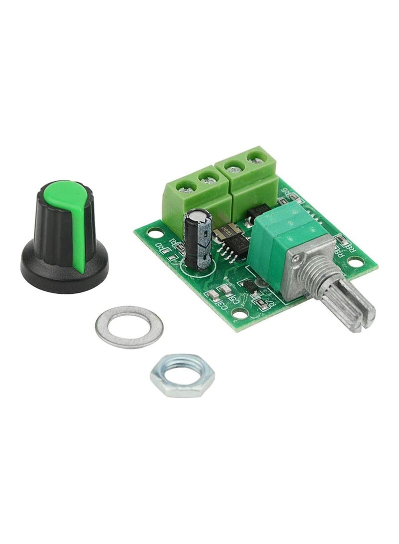 1.8v 3v 5v 6v 7.2v 12v 2A 30W low voltage DC motor speed controller PWM 1803BK adjustable drive switch with speed control knob 1 PCS  - Image 2