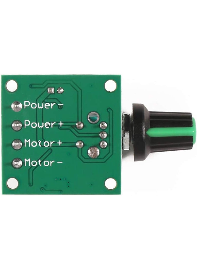 1.8v 3v 5v 6v 7.2v 12v 2A 30W low voltage DC motor speed controller PWM 1803BK adjustable drive switch with speed control knob 1 PCS  - Image 3