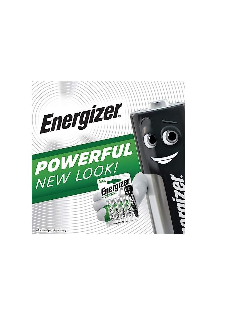 Energizer - AA Rechargeable Energizer Battery Pack of 4 - Image 1