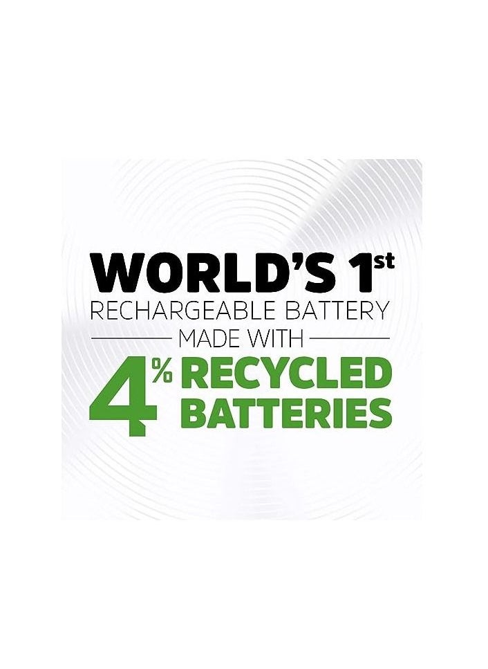 Energizer - AA Rechargeable Energizer Battery Pack of 4 - Image 1