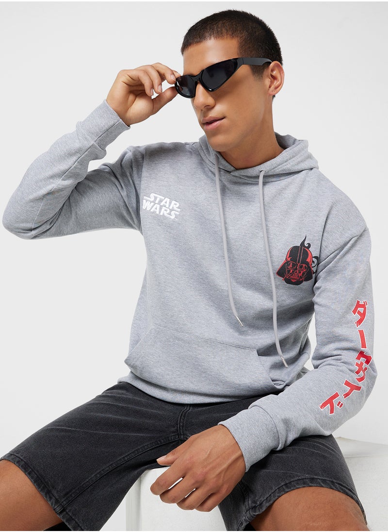 Starwars Star Wars Men'S Oversized Pullover Hoodie  - Image 1