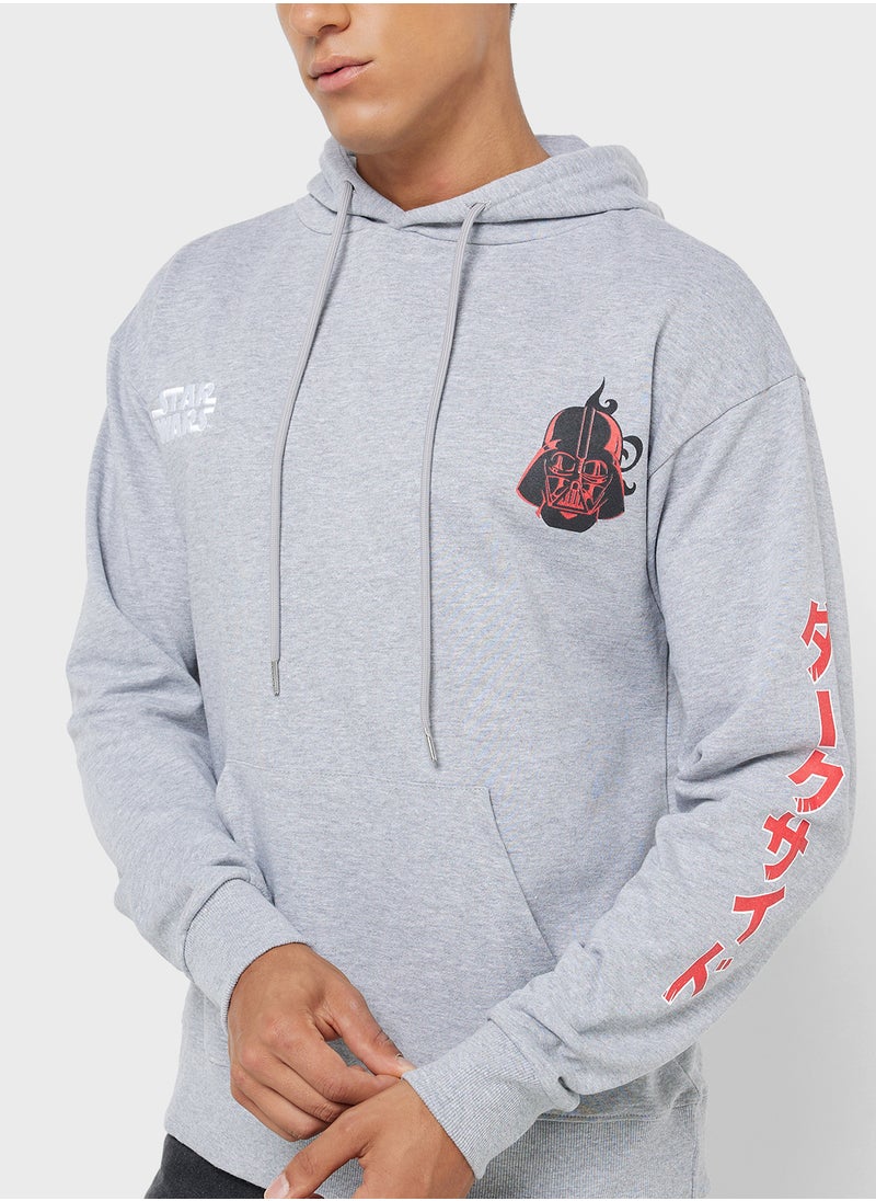 Starwars Star Wars Men'S Oversized Pullover Hoodie  - Image 3