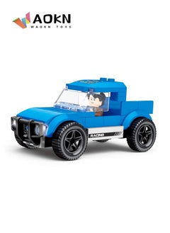 New Small Particle Assembled Vehicles Sports Car Model Toys Parent and Child Play Assembled Building Blocks Toys Exercise Kids Spatial Thinking Ability and Hands On Ability