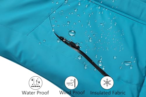 MOERDENG Women's Waterproof Ski Jacket Warm Winter Snow Coat Mountain Windbreaker Hooded Raincoat Jacket - Image 5