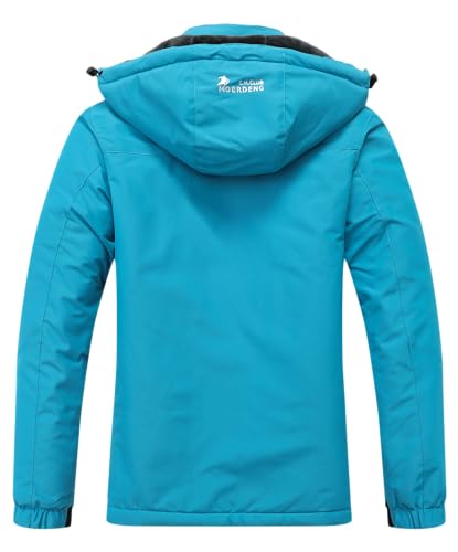 MOERDENG Women's Waterproof Ski Jacket Warm Winter Snow Coat Mountain Windbreaker Hooded Raincoat Jacket - Image 2