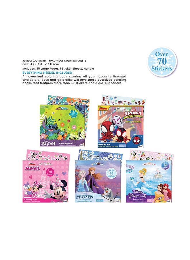 Disney Stitch Color & Activity Book | 70 Stickers & 35 Sheets | Colouring Fun | Age 3+ - Image 4