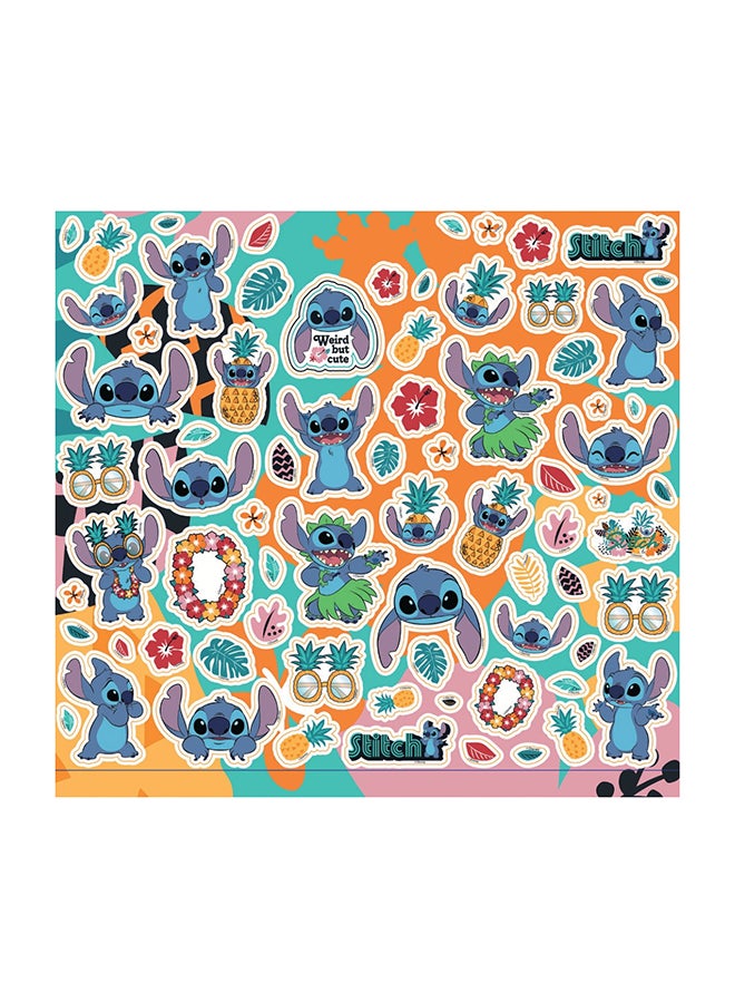 Disney Stitch Color & Activity Book | 70 Stickers & 35 Sheets | Colouring Fun | Age 3+ - Image 2