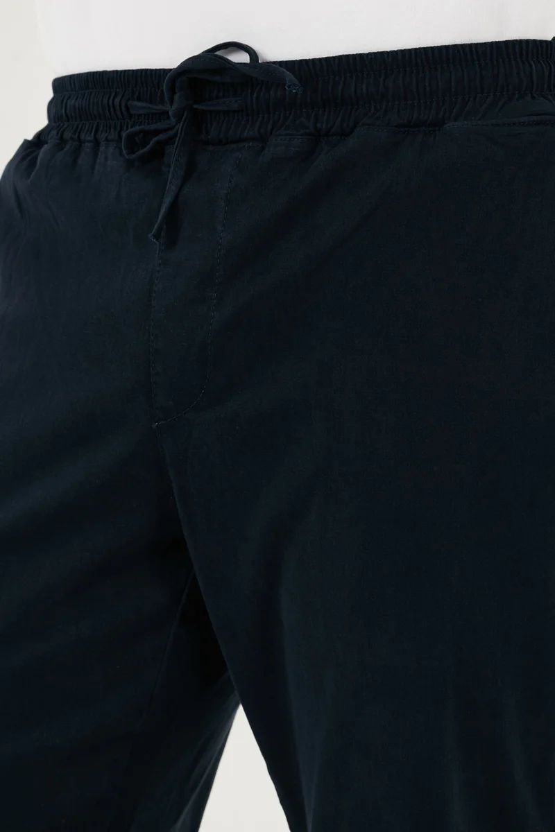 بوراتي Stretch Cotton Regular Fit Elastic Leg Jogger Pants Men's Trousers 674004