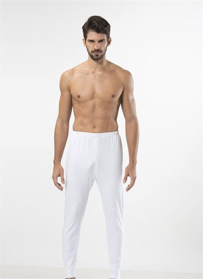 T-REN 117 Interlock Long Pants - White  - Image 1