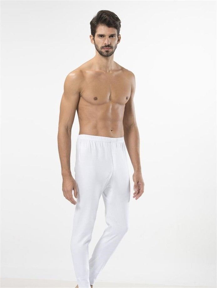T-REN 117 Interlock Long Pants - White  - Image 2