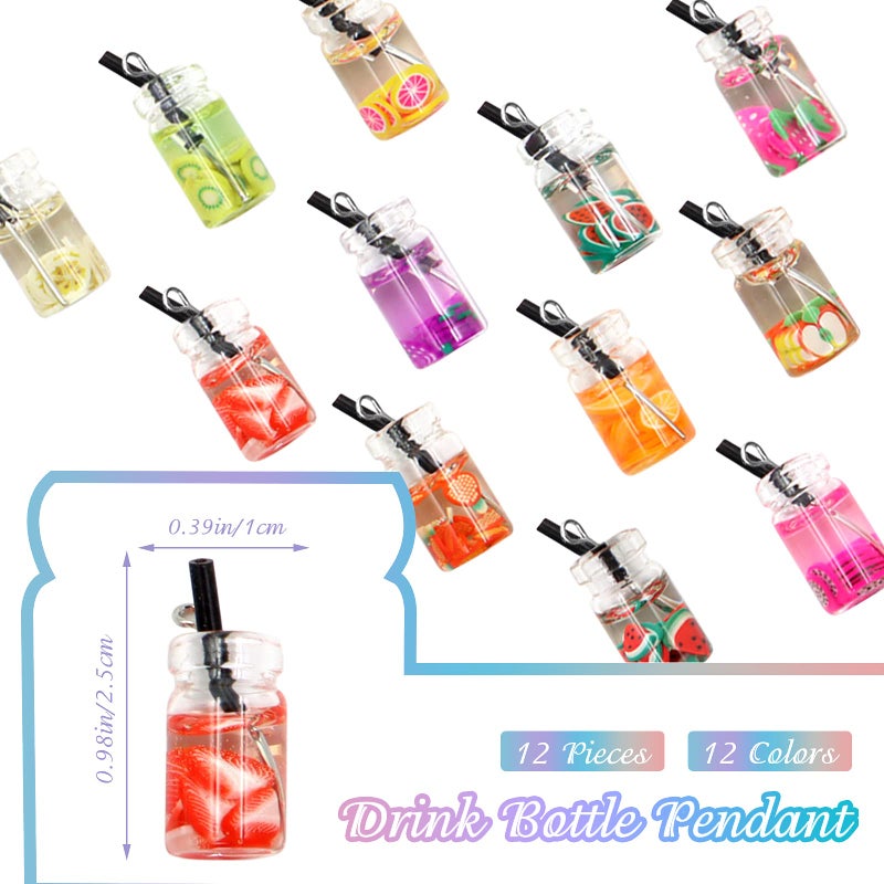 ZOCONE 79 PCS Colorful Candy Pendants - Cute Resin Charms for Jewelry Making with Gummy Bear, Lollipop, Resin Supplies for DIY Crafts Decoration - Image 4