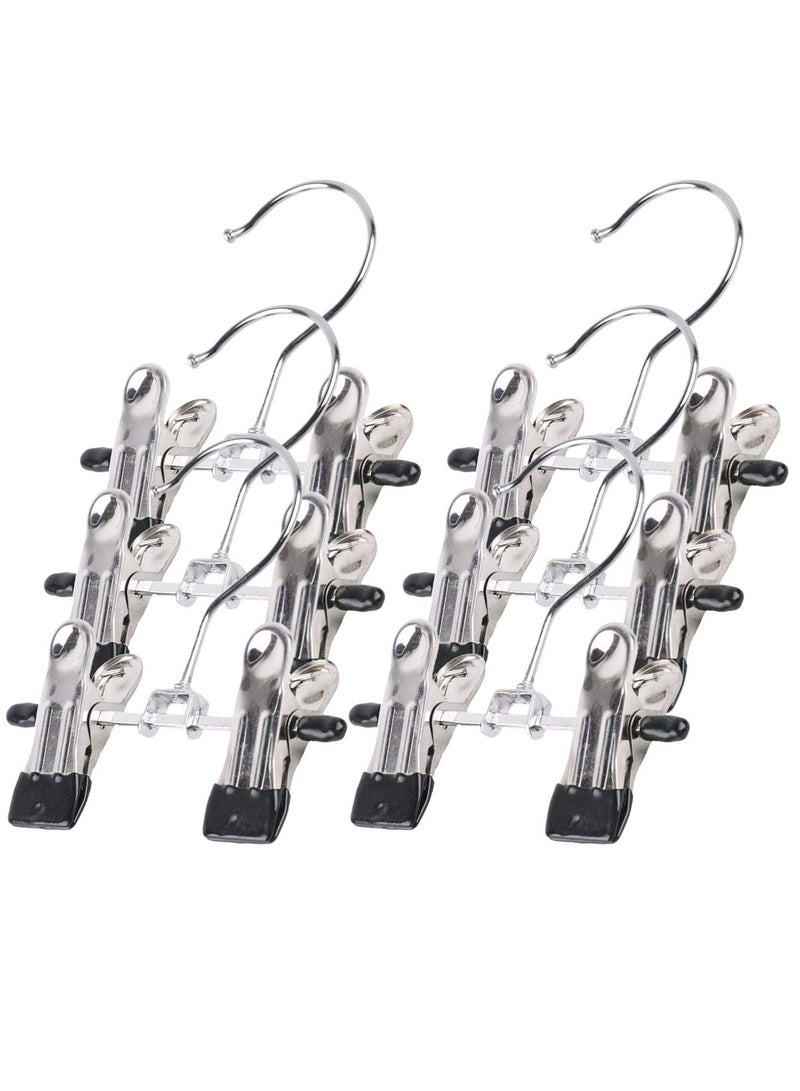KASTWAVE Double Adjustable Clips Boots Hangers, Shoe Rack Pet Baby Pants Folder, Multi Functional Travel Portable Space Saving Boots Socks Bags Hanging Clips Boot Holder Boot Organizer (6 Pcs) - Image 2
