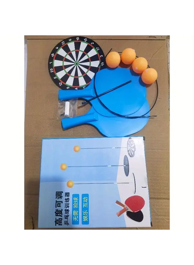 Ping Pong Set 8pcs Hand Eye Coordination Training With Paddles Balls Portable Vision Kit - Image 1