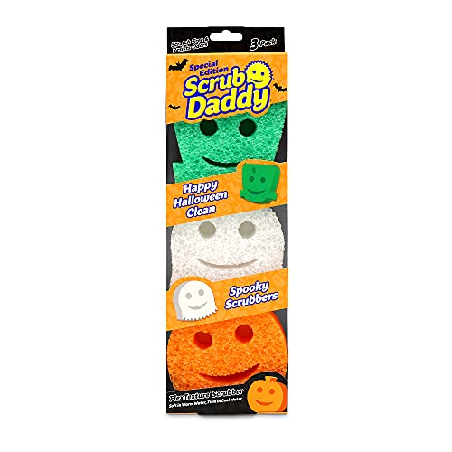 Scrub Daddy Sponge - Halloween - Non-Scratch Scrubbers for Dishes and Home - 3ct - Image 1