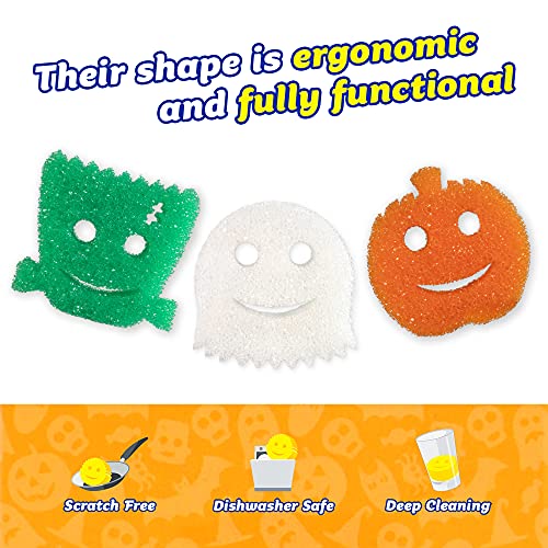 Scrub Daddy Sponge - Halloween - Non-Scratch Scrubbers for Dishes and Home - 3ct - Image 3