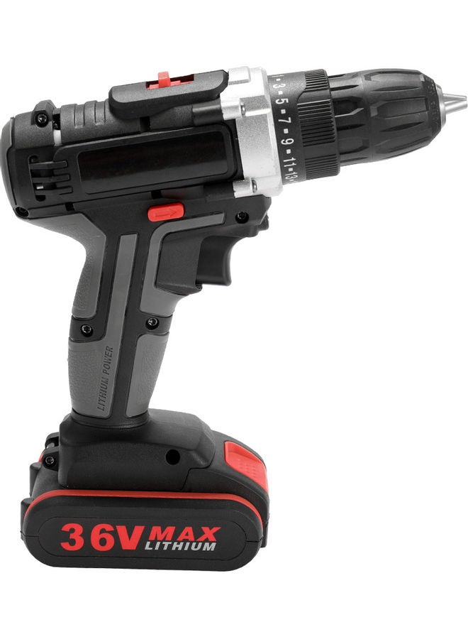 Alyashmac 36V Wireless Multi-functional Electric Impact Cordless Drill Multicolour 27.5 x 6.5 x 25cm - Image 3
