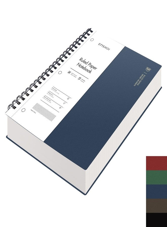 EMSHOI A4 Spiral Notebook 8.5 X 11, 300 Perforated Pages, Waterproof Softcover, Sticky Notes,100gsm Thick Lined Journal, 1 Subject College Ruled Notebook for School Work Business Writing, Wine Red - Image 1