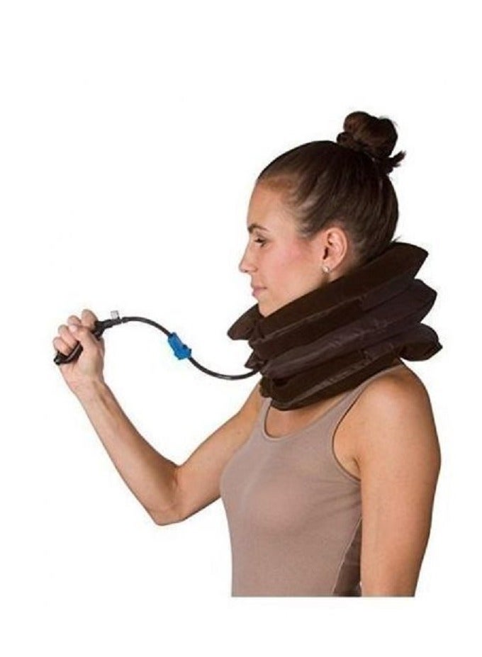 Cervical Neck Traction Device Inflatable & Adjustable Neck Brace Collar for Home Traction Spine Alignment  - Image 4
