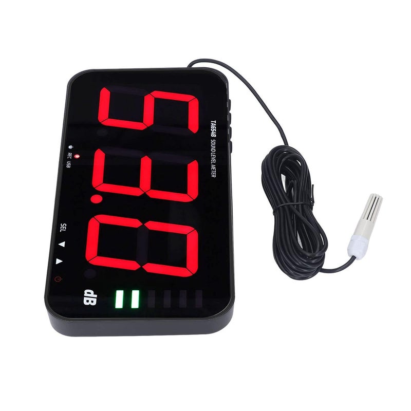 13 بوصة مقياس الصوت الرقمي قارئ الديسيبل TA654B لمراقبة الضوضاء بدقة - Image 4