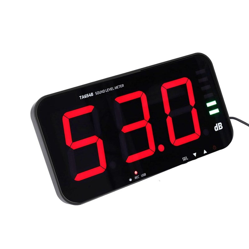 13 بوصة مقياس الصوت الرقمي قارئ الديسيبل TA654B لمراقبة الضوضاء بدقة - Image 3