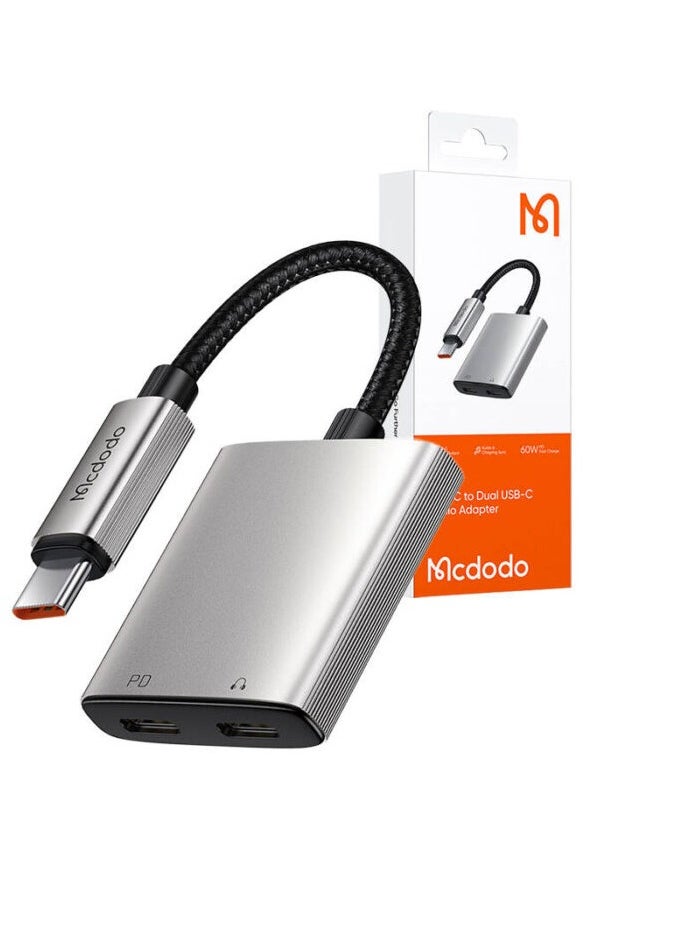 مكدودو - محول صوت ماكدودو 2 في 1 من USB-C إلى USB-C مزدوج - CA-5570 - Image 1