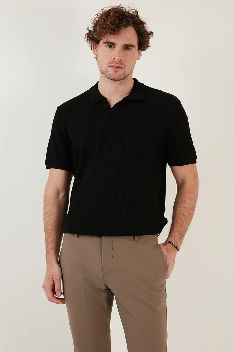 Buratti Cotton Regular Fit Polo T Shirt Men's Polo T Shirt 5902645
