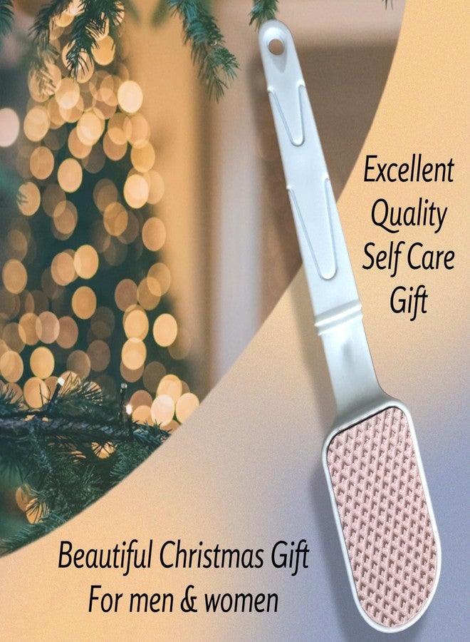 ALAZCO Double-Sided Pumice Stone & Foot File Rasp Heels Scraper Scrubber Cracked Feet Instant Exfoliator Buffer Dead Hard Skin Callus Remover - Elbows Hand Feet Pedicure Tool Corn Softener Sole Smoother - Image 5