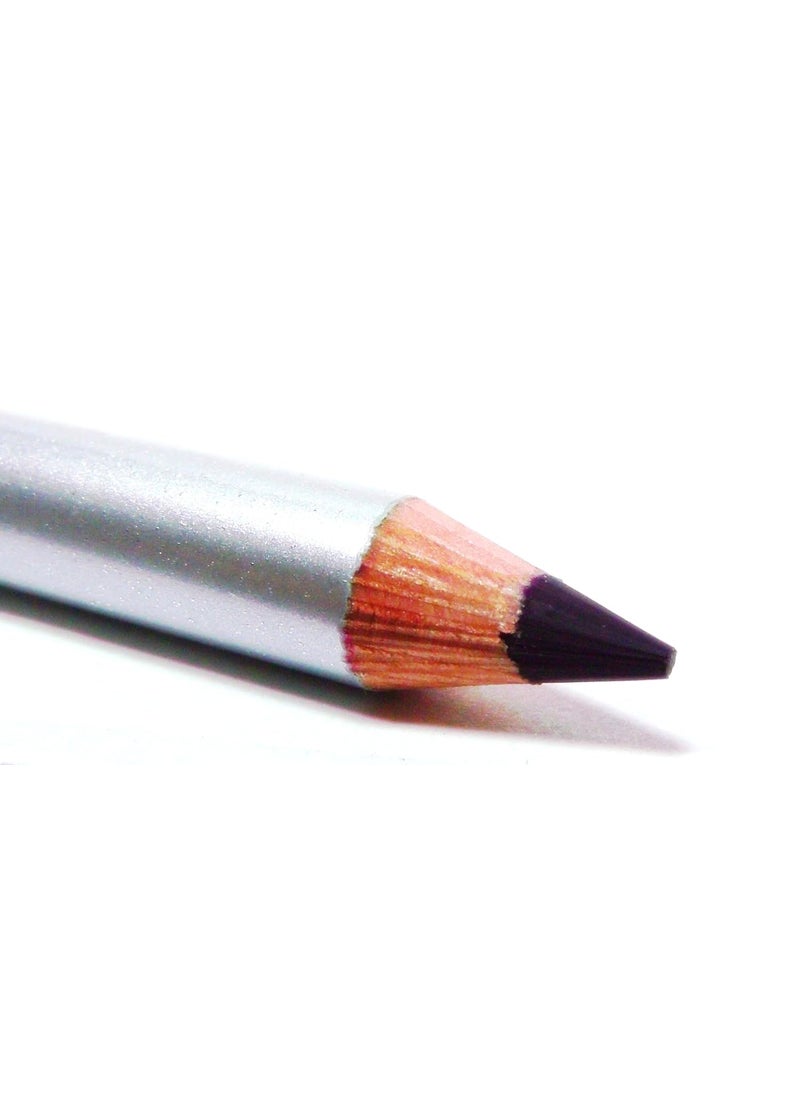 Pure Ziva Midnight Eggplant Plum Violet Dark Matte Purple Red Wood Eyeliner Pencil, HD Professional Eye Liner Smudge Proof Deep Pigment, No Animal Testing & Cruelty Free 
