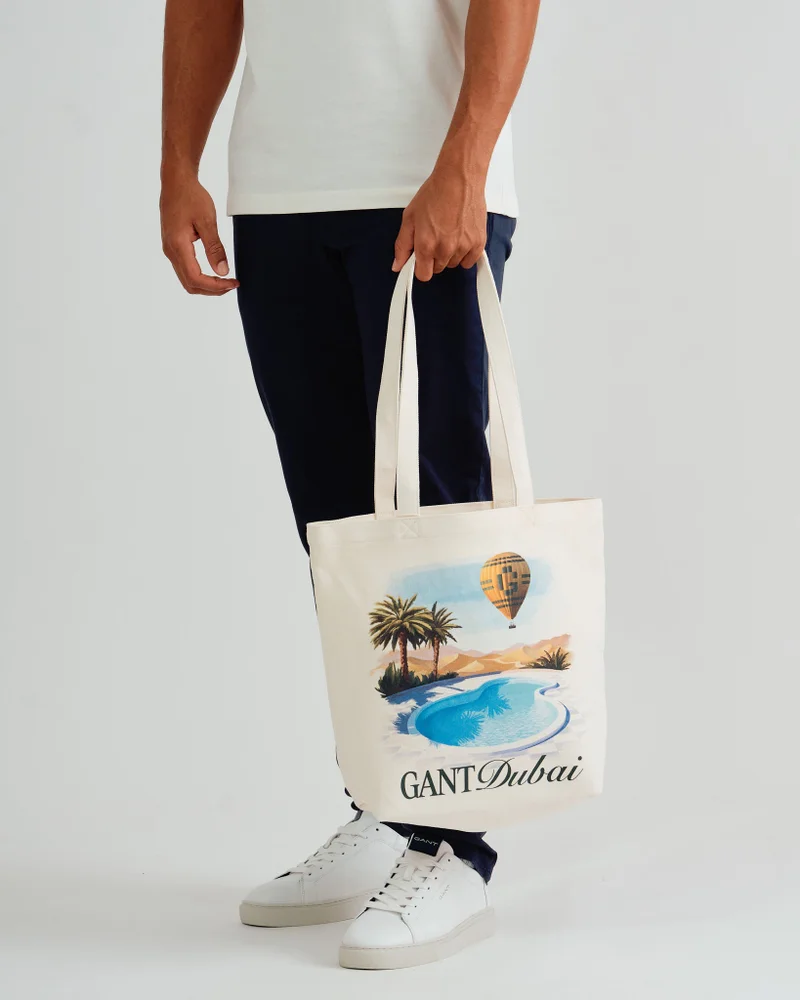 GANT  Dubai Capsule Graphic Tote Bag for Men | Best Price UAE
