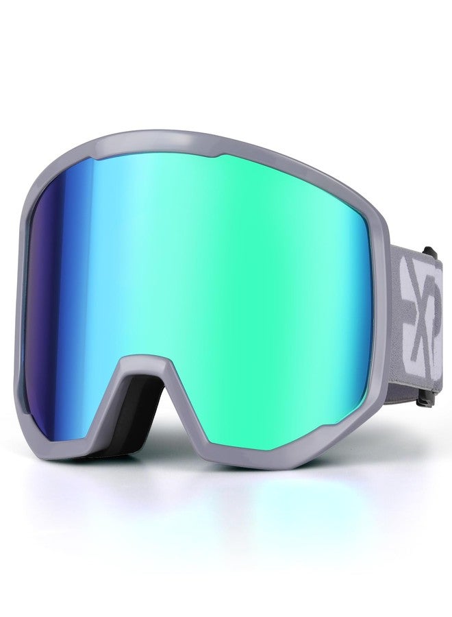 EXP VISION Ski/Snowboard Goggles for Men Women, OTG Snow Goggles Anti Fog UV Protection - Image 1