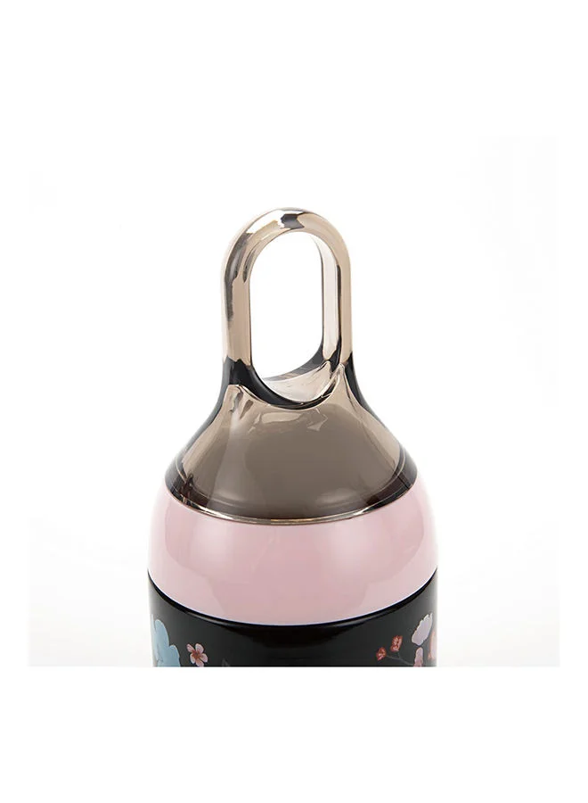 SANTECO Yoga Stainless Steel Vacuum Bottle 500 ml 304 Stainless Steel Tritan And Polypropylene Lid Modern Houseware Bottle Black