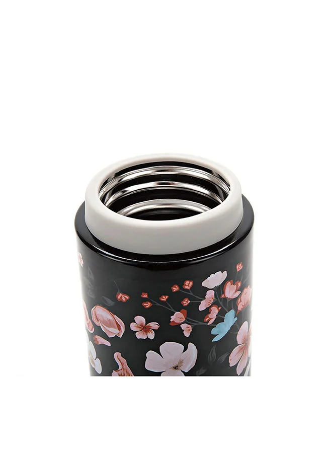SANTECO Yoga Stainless Steel Vacuum Bottle 500 ml 304 Stainless Steel Tritan And Polypropylene Lid Modern Houseware Bottle Black