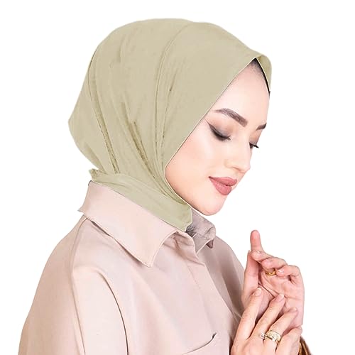 AIBEARTY Women Fashion Instant Muslim Turban Hijab with Snap Fastener Breathable Headscarf Bonnet Cap Turban Hat Shawl - Image 5