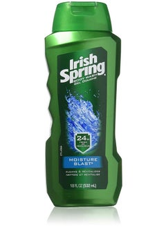 Irish Spring Irish Spring Body Wash, Moisture Blast 18 oz (Pack of 3)  - Image 2