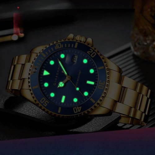 Giordano Premium Analog Watch for Men with Rotating Bezel, Stainless Steel Strap and Date Display - Image 5