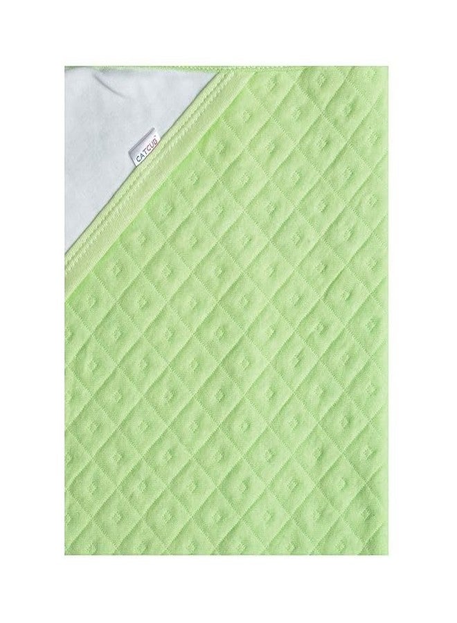 Dikary Baby Towel New Born Baby Clothes | Cotton | Hooded | Wrapper | Bath Robe | Carrying | Gift Combo | Infants Boys & Girls (0-6 Months) (Green) - Image 2