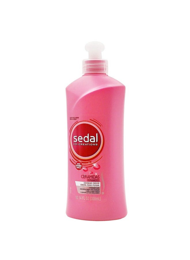 Sedal Edal Cocreations Ceramidas Leave In Hair Moisturizing Conditioner 2Pack 10.14 Fl Oz Bottles  - Image 5